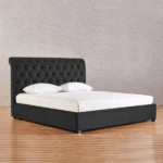 Splash Kelist Beige Upholstered Bed Frame