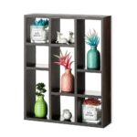 Kivona 9-Compartment Wood Floating Shelves
