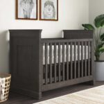 Kivona Adalee Baby Crib in Black