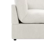 Splash Annai 129" Wide Reversible Modular Corner Sectional with Ottoman