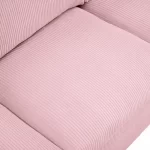 Splash Annai 129" Wide Reversible Modular Corner Sectional with Ottoman