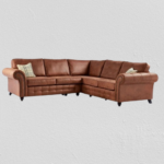 Splash Braddock 3-Piece Faux Leather Corner Sofa