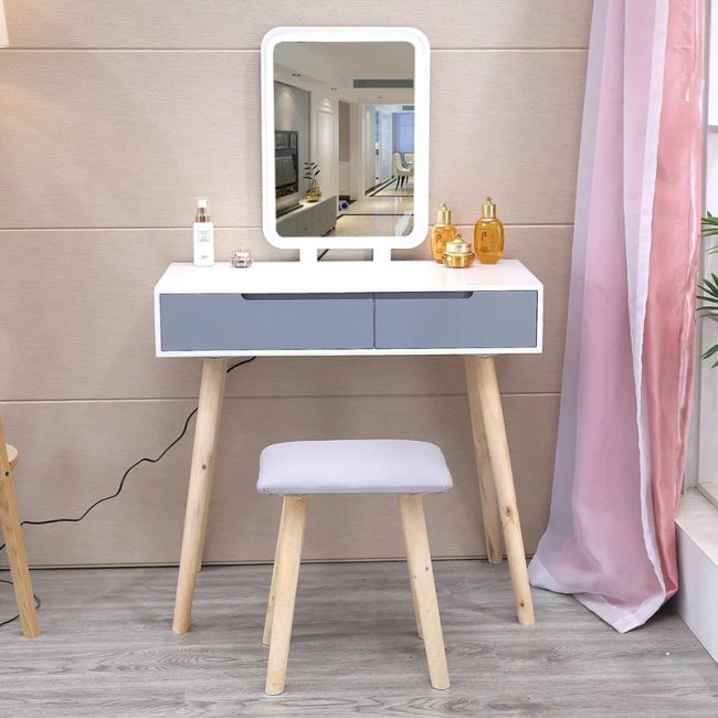 Splash Contemporary Dressing Tables with Mirror Splash Contemporary Dressing Tables with Mirror