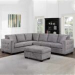 Kivona Corner Sofa with Storage Ottoman