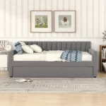 Elegant Twin Daybed with Pull-Out Trundle