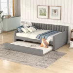 Elegant Twin Daybed with Pull-Out Trundle