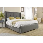 Kyrelle Fabric Upholstered Bed Frame