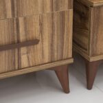 Kivona Louver Bedroom Set (Without Wardrobe)