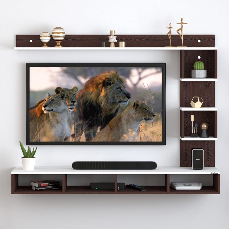 Elegant Wood Wall Mount TV Cabinet Elegant Wood Wall Mount TV Cabinet