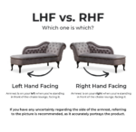 Splash Monroe Leather Air Chaise Lounge