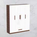 Splash Luxury 4-Door Wardrobe with Mirror