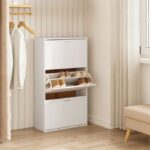 Splash Nordic White Shoes Cabinet