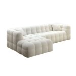 Kivona Boucle Upholstered Sofa