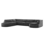 Kivona Modern Round Chaise Sofa
