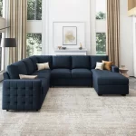 Splash U-Shaped Sleeper Sectional Sofa with Storage Chaise