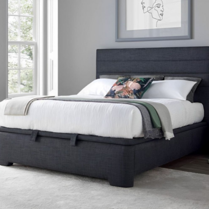 Kaydian Appleby Pendle Slate Ottoman Bed Frame