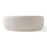 Kivona Vertical Channel Tufted Curved Sofa