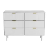 Splash Vertical 6-Drawer Chest of Drawers Storage