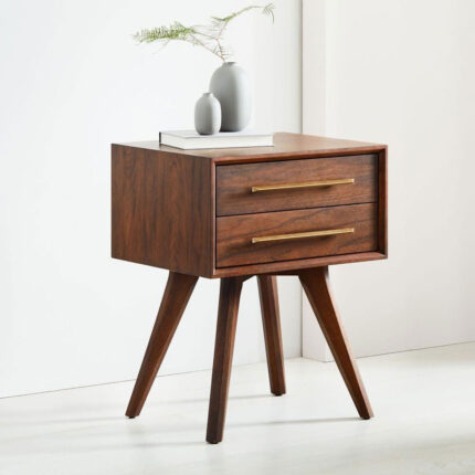 Kivona Modern Wooden Nightstand