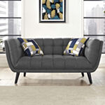 Kivona Beatow Upholstered Fabric Loveseat