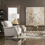 Kivona Dove Nailhead Armchair