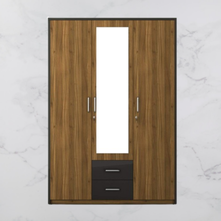 Kivona Three-Door Wardrobe by Home Centre