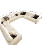 Splash Luxury U-Shape Sectional Sofa (11-Seater)