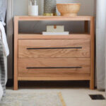 Kivona Bedside Table with 2 Drawers