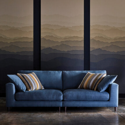 Kivona Aries 3-Seater Fabric Sofa