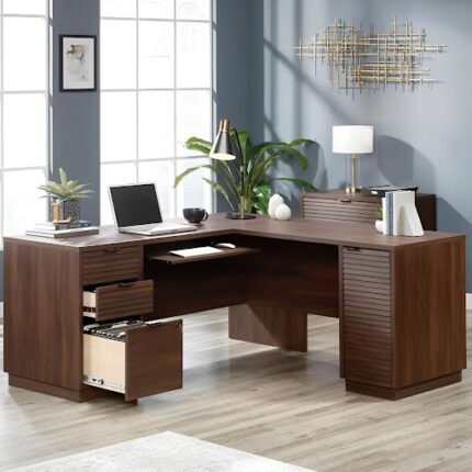 Kivona Affordable Cabrini L-Shaped Desks for Office Computer