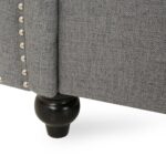 Kivona 6-Seater Sofa with Fabric Tufted Upholstery