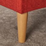 Kivona Mid-Century Sofa with Chaise Lounge