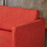 Kivona Mid-Century Sofa with Chaise Lounge