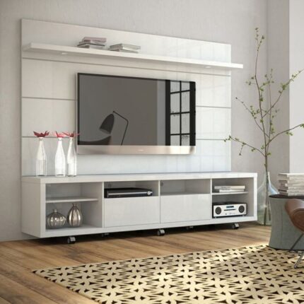 Kivona Cabrin TV Stand with Floating Wall Panel