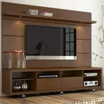 Kivona Cabrin TV Stand with Floating Wall Panel