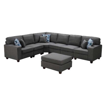 Kivona 7-Piece Modular Sofa Set