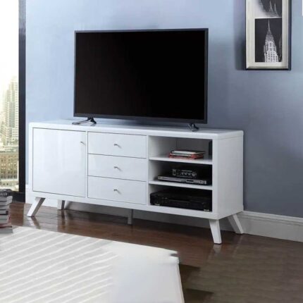 Kivona White TV Unit