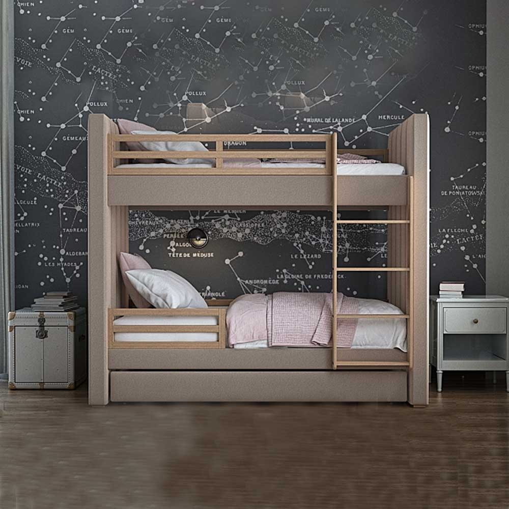 Kivona Double Bunk Bed with Trundle Kivona Double Bunk Bed with Trundle