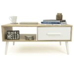 Kivona 4 Legged Coffee Table with Storage