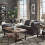 Kivona Modern Chesterfield Sofa with Tufted Scroll Arms
