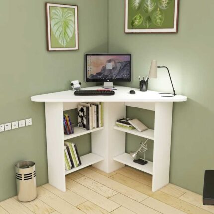 Kivona Contemporary Corner Study Table