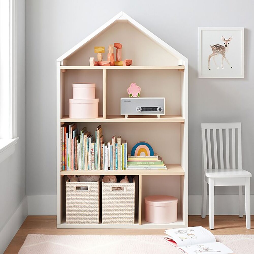 Kivona Kids Bookcase with Modern House Design Kivona Kids Bookcase with Modern House Design