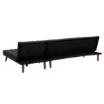 Kivona Reversible Sleeper Sofa with Stylish Wooden Legs