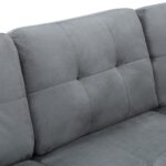 Kivona U-Shape Modular Sofa with Storage Ottoman