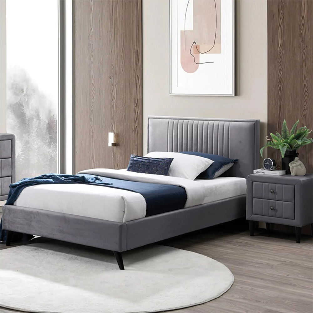 Kiovna Infused Upholstered Headboard Bed Kiovna Infused Upholstered Headboard Bed