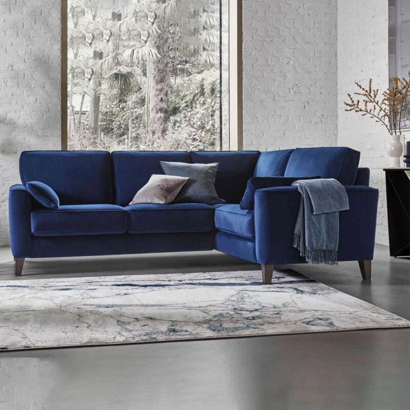 Kivona Brondby Compact Fabric Corner Sofa