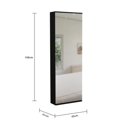 Kivona Aymon Mirror Door with Shoe Rack