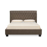 Kivona Tufted Elegance Bed with Button Headboard