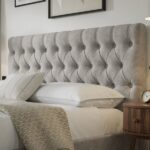 Kivona Button-Tufted Elegance Bed Frame