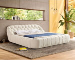 KIVONA Bubble Boucle Fabric Bed